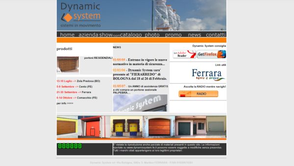 old site 1 600x339 2005   2020: Dynamic System festeggia 15 anni di Sicurezza